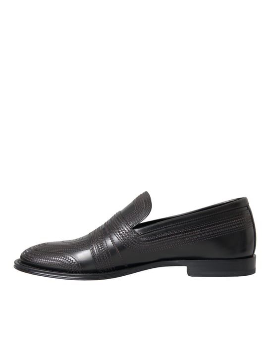 Leder Slipper mit besticktem Design - Image 5