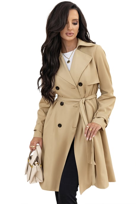 Trenchcoat Mit Gürtel Klassisch - Image 1
