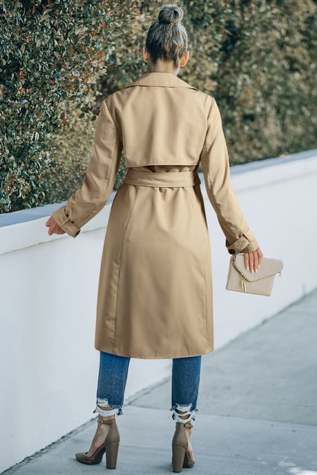 Trenchcoat Mit Gürtel Klassisch - Image 2