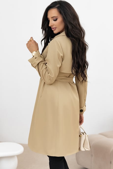 Trenchcoat Mit Gürtel Klassisch - Image 3