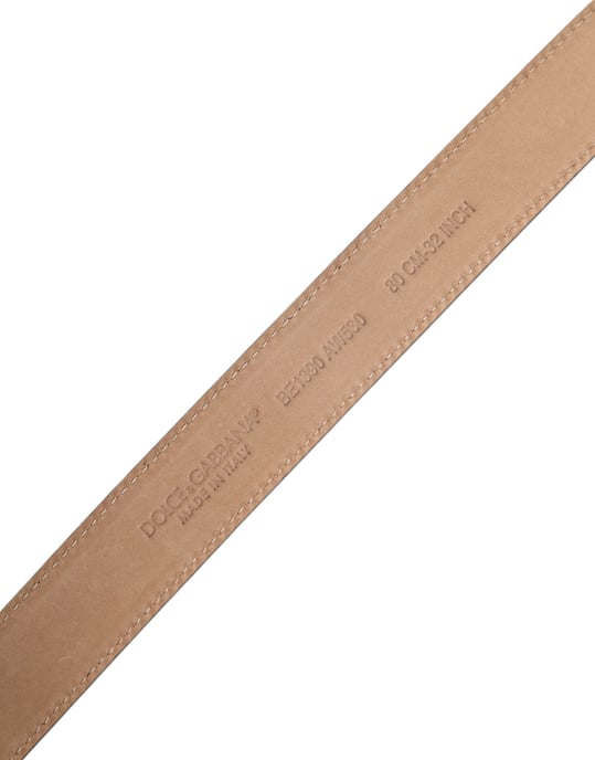 Leder Gürtel mit goldener Schnalle - Image 5