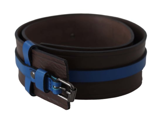 Leder Gürtel mit blauen Akzenten - Image 1