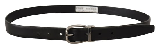 Schwarzer Leder-Gürtel im klassischen Stil - Image 2