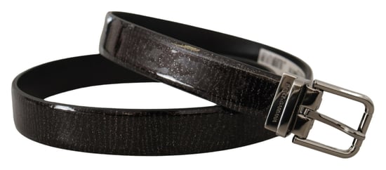 Schwarzer Leder-Gürtel Bel8473 - Image 2