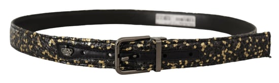 Leder Gürtel mit goldenen Akzenten Krone - Image 1