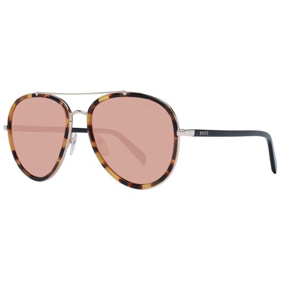 Flugzeug-Sonnenbrille Schildpatt mit rosa Gläsern - Image 1