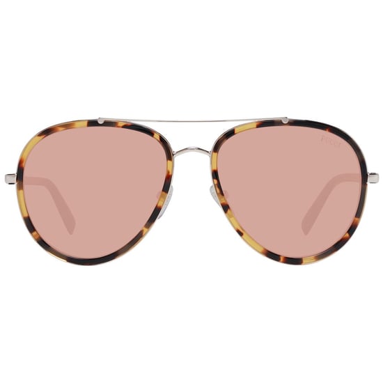 Flugzeug-Sonnenbrille Schildpatt mit rosa Gläsern - Image 2