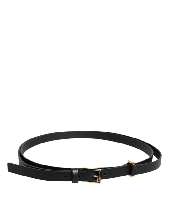 Lederbelt mit goldener Schnalle - Image 3