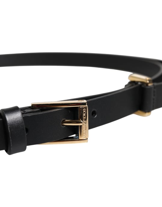 Lederbelt mit goldener Schnalle - Image 4