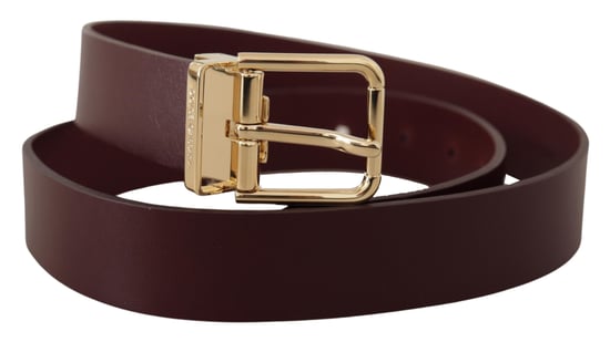 Leder Gürtel mit goldener Schnalle - Image 2