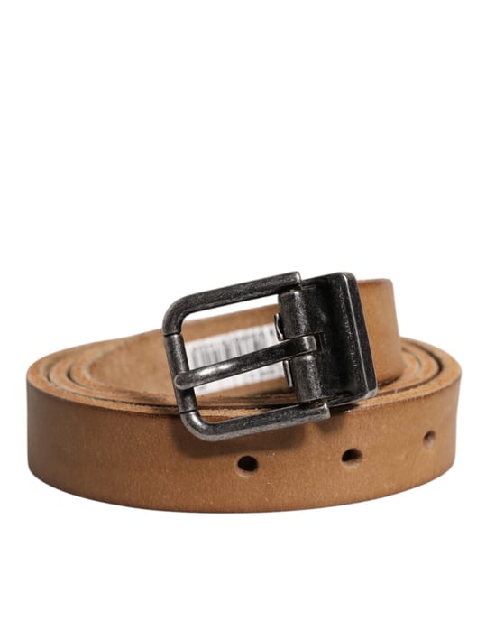 Leder Gürtel mit Metall Schnalle - Image 1