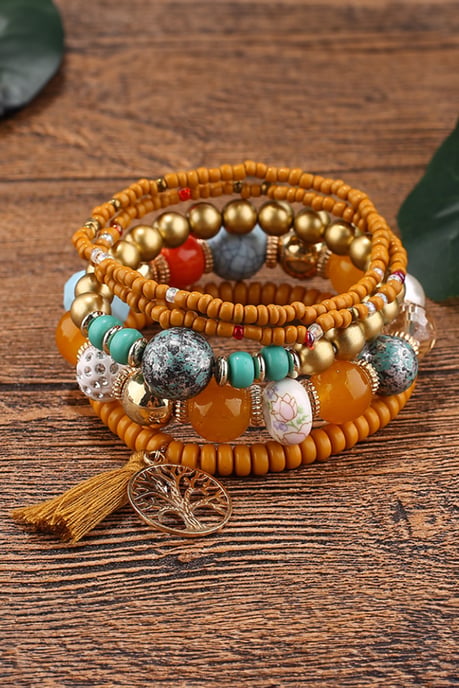 Perlenarmband-Set mit Baum-des-Lebens-Anhänger - Image 3