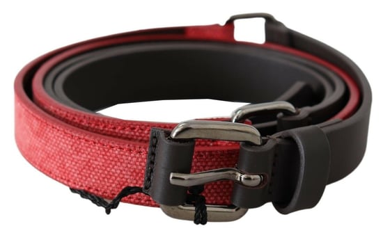 Roter Canvas-Leder-Gürtel - Image 1