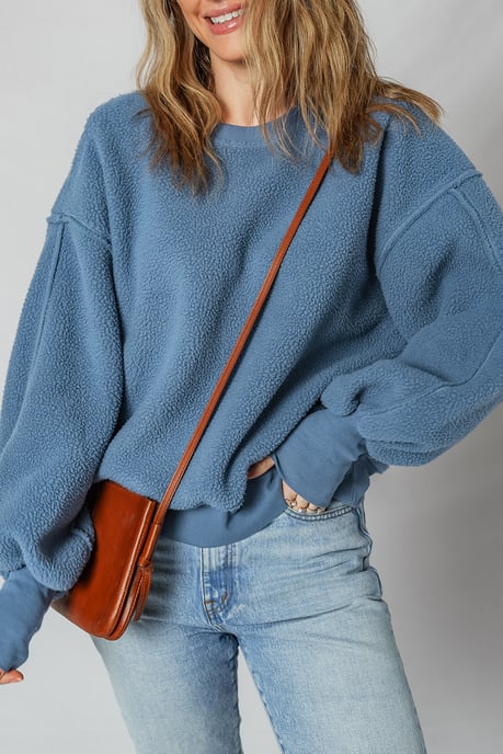 Sherpa Pullover mit langen Ärmeln - Image 3