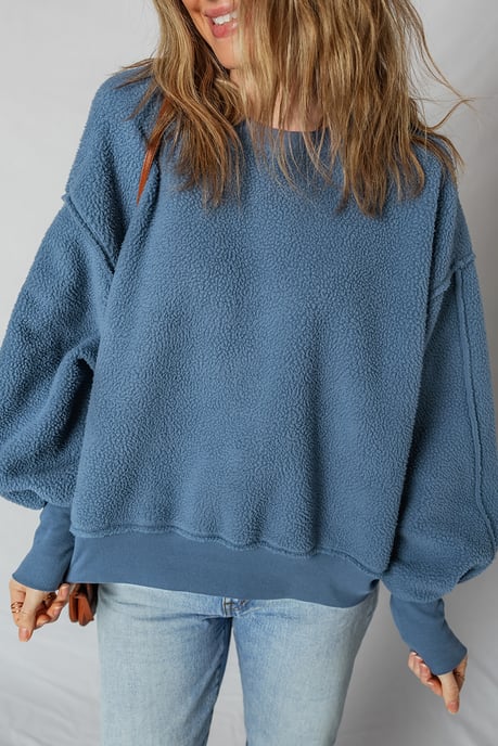 Sherpa Pullover mit langen Ärmeln - Image 5