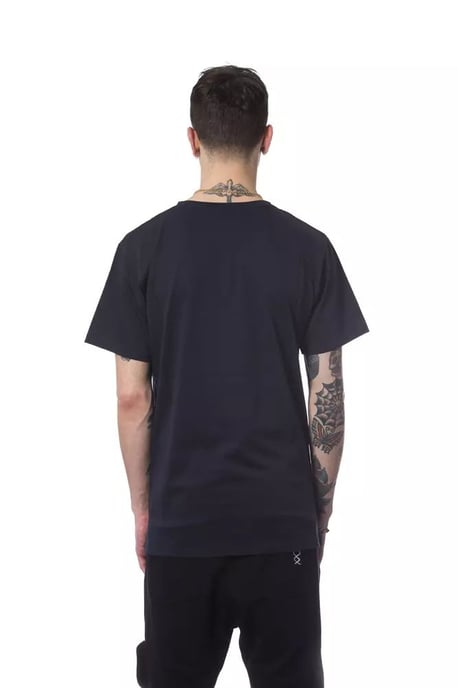 Nicolo Tonetto Graphic-T-Shirt im Milano-Stil - Marineblau - Image 3