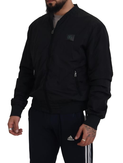 Schwarze Bomberjacke im lässigen Stil - Image 2