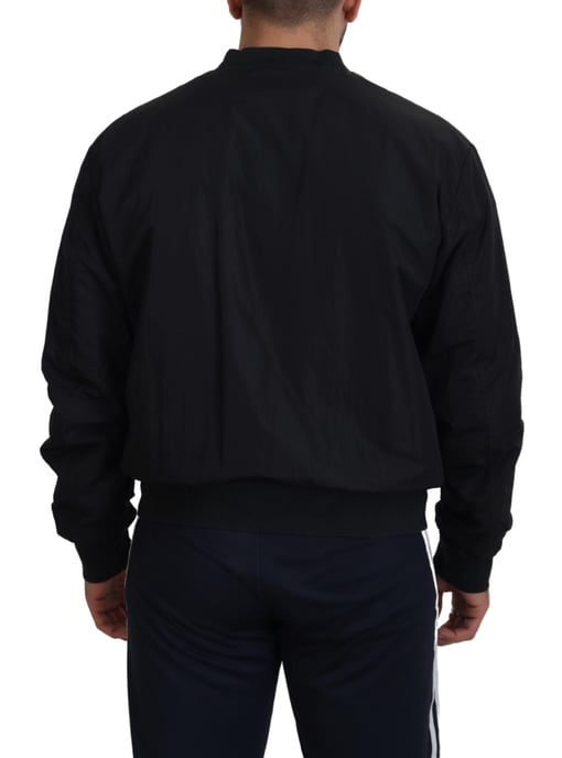 Schwarze Bomberjacke im lässigen Stil - Image 3