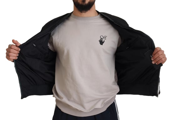 Schwarze Bomberjacke im lässigen Stil - Image 6