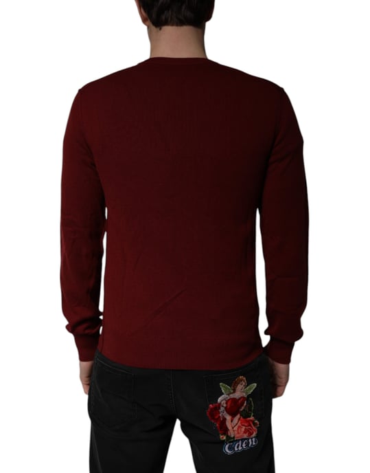 Merino-Wolle V-Ausschnitt Pullover - Image 4
