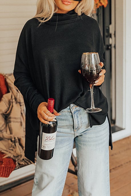 Oversized Stehkragenpullover im entspannten Schnitt - Image 4
