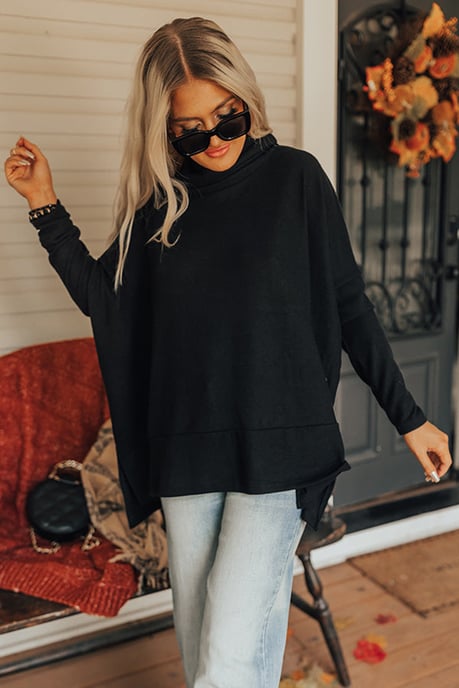 Oversized Stehkragenpullover im entspannten Schnitt - Image 5