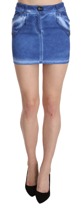 Minirock Denim Verwaschen - Image 1
