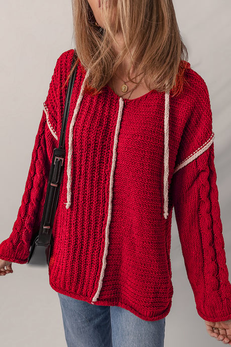Strick-Hoodie-Pullover - Image 5