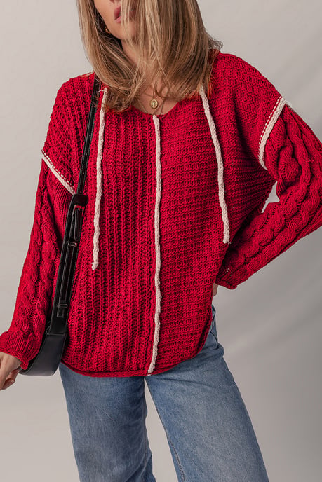 Strick-Hoodie-Pullover - Image 6