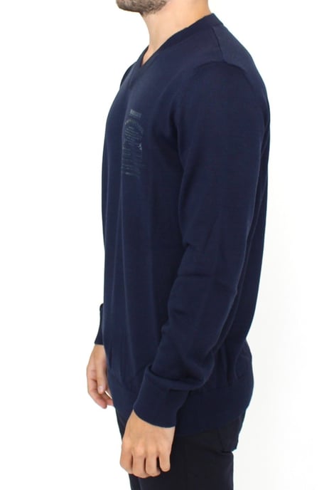 V-Ausschnitt Merinowollpullover - Image 2