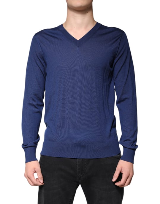 V-Ausschnitt Pullover Klassisches Strickmuster - Image 2