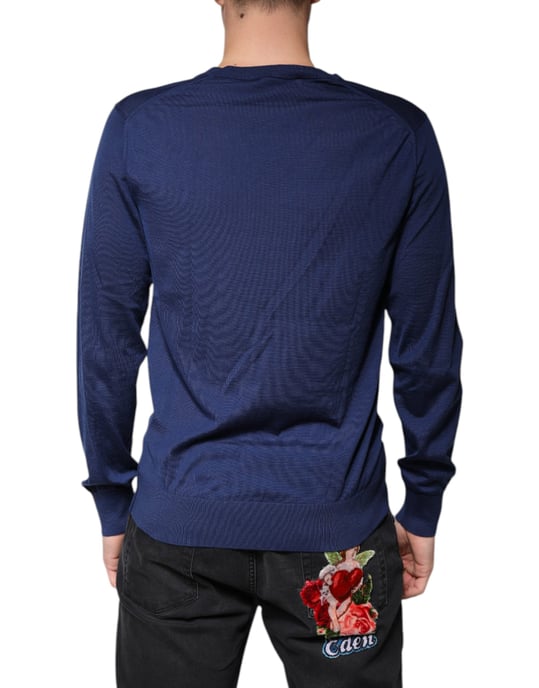 V-Ausschnitt Pullover Klassisches Strickmuster - Image 4