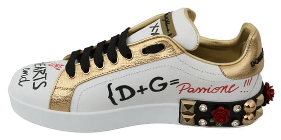 Pailletten-Rosen-Sneaker mit Nieten - Image 4