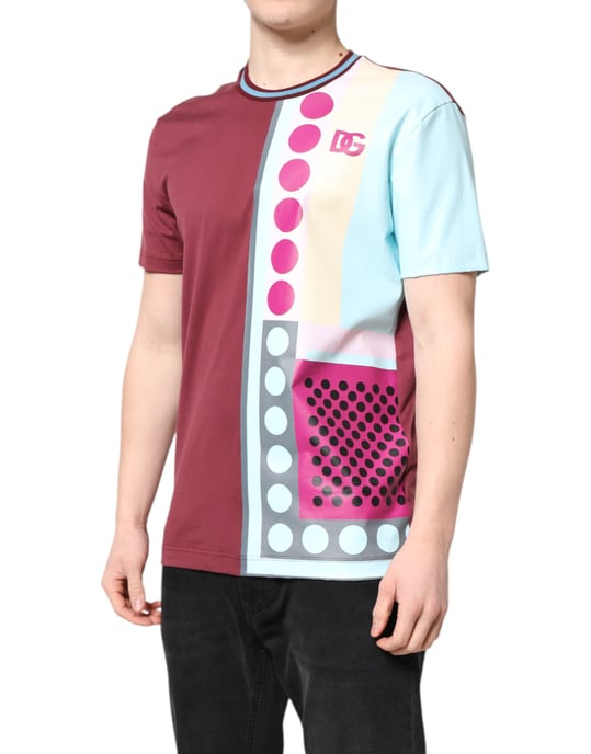 Geometrisches Print T-Shirt mit Kurzarm - Image 3