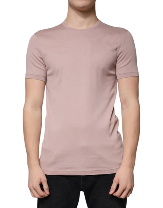 Rippstrick Rundhals-T-Shirt Tsh87337 - Image 2