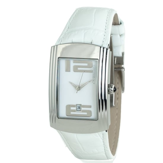 Chronotech Ct7017b06ac Weiße Lederuhr - Image 1