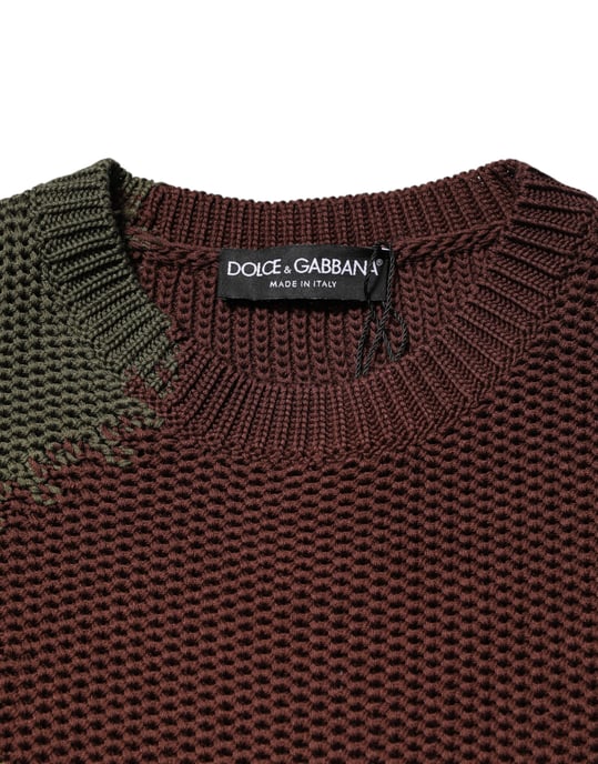 Farbenblock Pullover mit Rundhalsausschnitt - Image 6