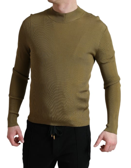 Rippstrick Pullover mit Stehkragen - Image 2