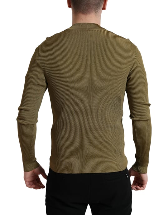 Rippstrick Pullover mit Stehkragen - Image 3
