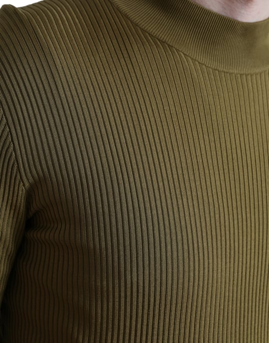 Rippstrick Pullover mit Stehkragen - Image 5
