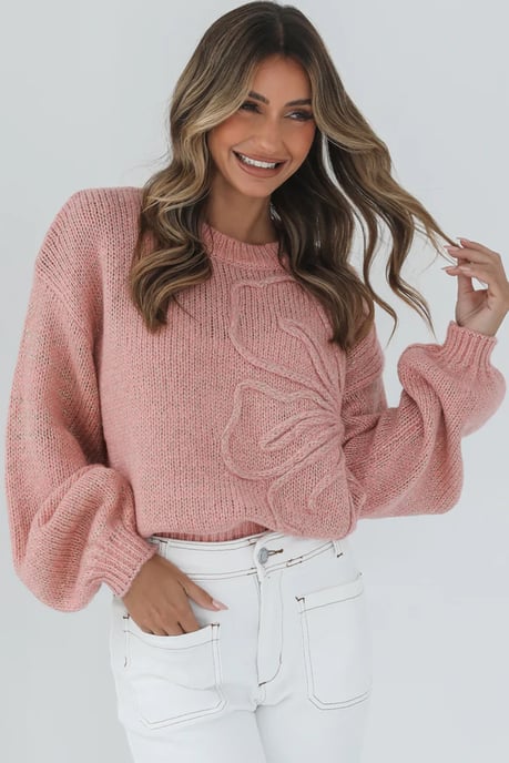 Blumenstrickpullover - Image 3