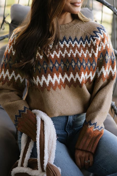 Pullover mit Fair-Isle-Muster - Image 1