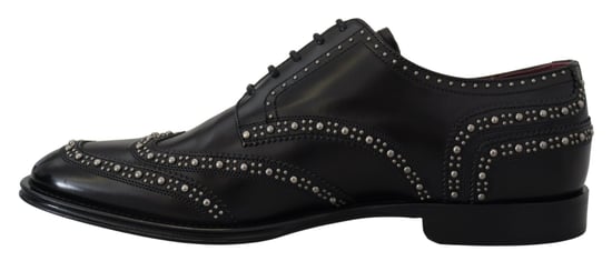 Leder Wingtip Oxfords mit Nieten Modell - Image 3