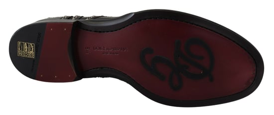 Leder Wingtip Oxfords mit Nieten Modell - Image 4