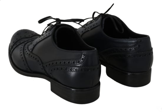 Leder Brogue Oxford Schuhe Wingtip Modell - Image 3