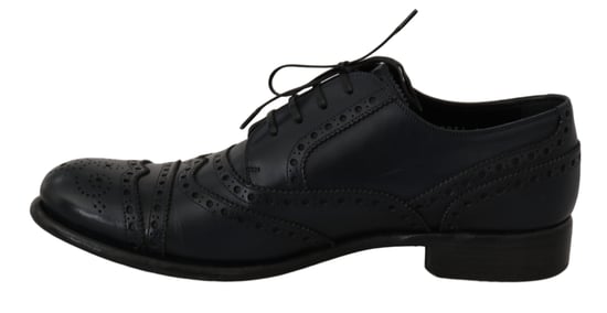 Leder Brogue Oxford Schuhe Wingtip Modell - Image 4