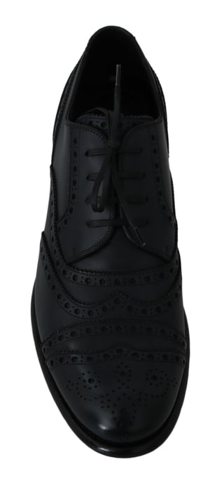 Leder Brogue Oxford Schuhe Wingtip Modell - Image 6