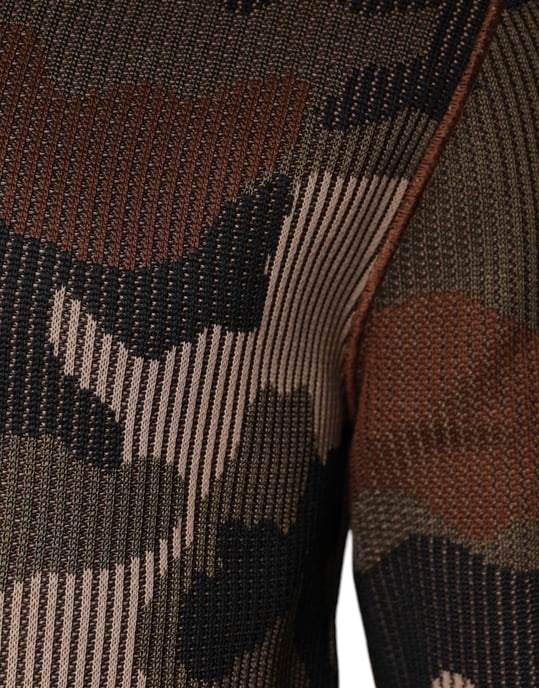 Tarnmuster Strick-Henley-Pullover - Image 4