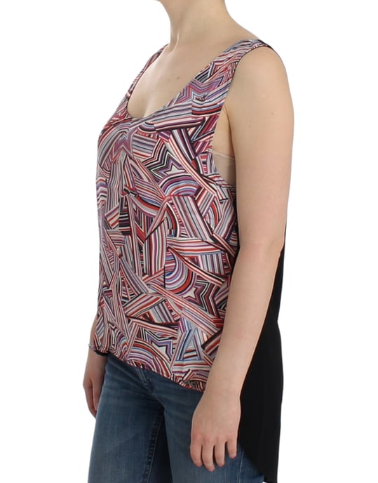 Abstraktes Print Highlow Tanktop - Image 2