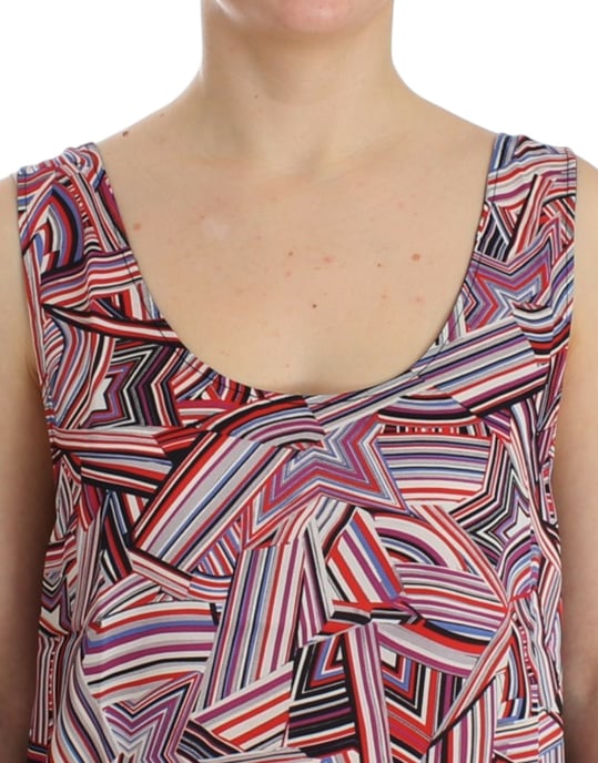 Abstraktes Print Highlow Tanktop - Image 5
